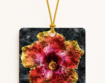 Pacific Bloom Ceramic Ornament and free gift box