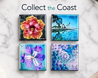 Collect the Coast- Southern California Art Magnet Set