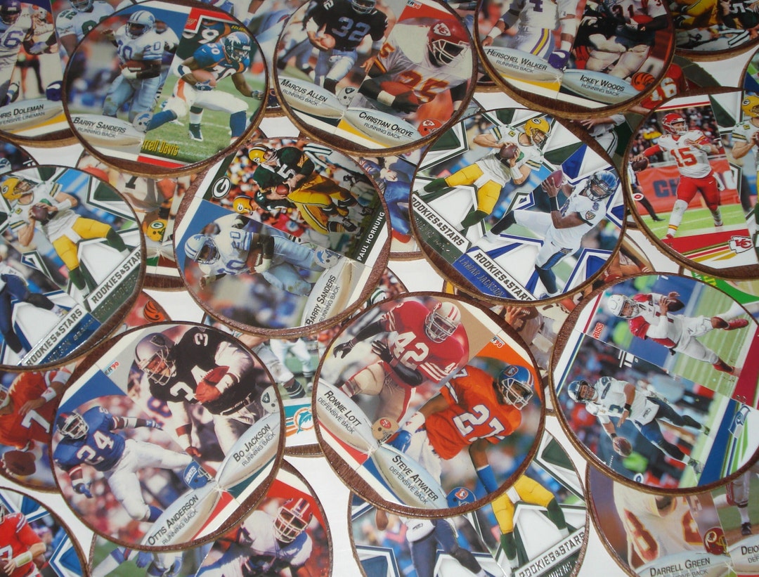 Football Card Coasters, Man Cave gift, Sports fan gift, Football