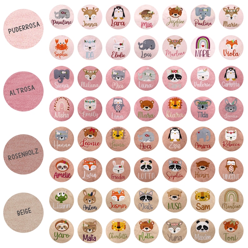 Hooded towel embroidered with name, 100 cm x 100 cm or 80 x 80 cm, many colors and designs, baby bath towel, personalized baby bath towel image 16
