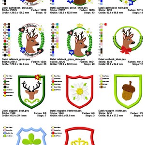 11 Stickdateien 13 x 18 große Stickserie Bock auf Wiesn Bild 2