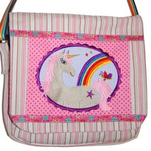 15 Stickdateien 10 x 10 und 13 x 18 große Stickserie Lovely Unicorn Bild 5