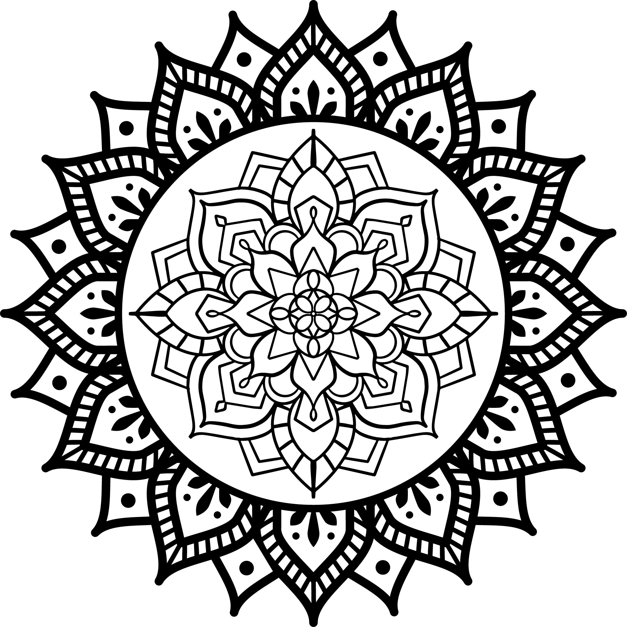 Set of 10 Mandalas for Pyrography, Woodburing and Adult Coloring Pages ...