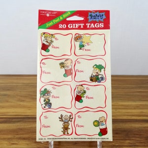 Rugrats Nickelodeon - 20 Peel & Stick Christmas Gift Tags - Unopened - 2 Available