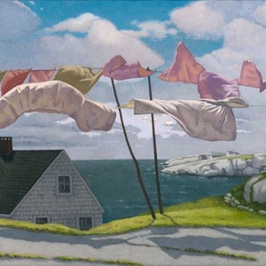 Windswept 16&quot; x 24&quot; stretched canvas print by Paul Hannon- Canadian Tax included- FREE SHIPPING Canada & US