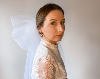 Tulle Bow Veil