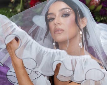 Mini Frill Trim Veil