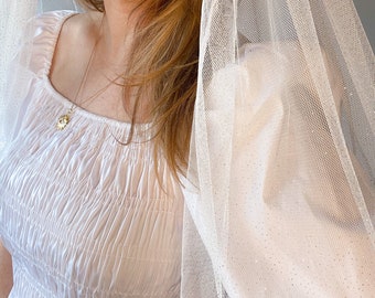 Ivory Sparkle Veil