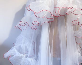 Raspberry Ripple Veil