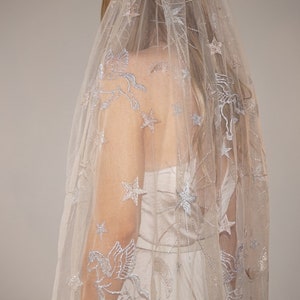 Champagne Constellation Veil image 8