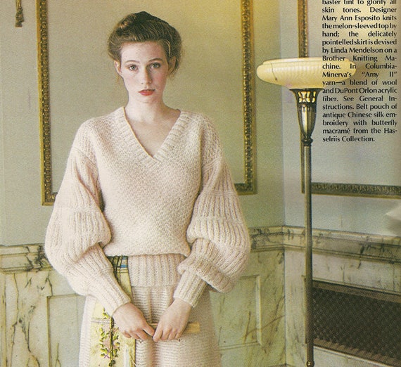 knitting balloon sleeves