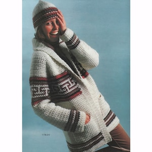 PDF Womens Cowichan Sweater Pattern * total 13 Classic Sweaters to Knit and Crochet Instant Download