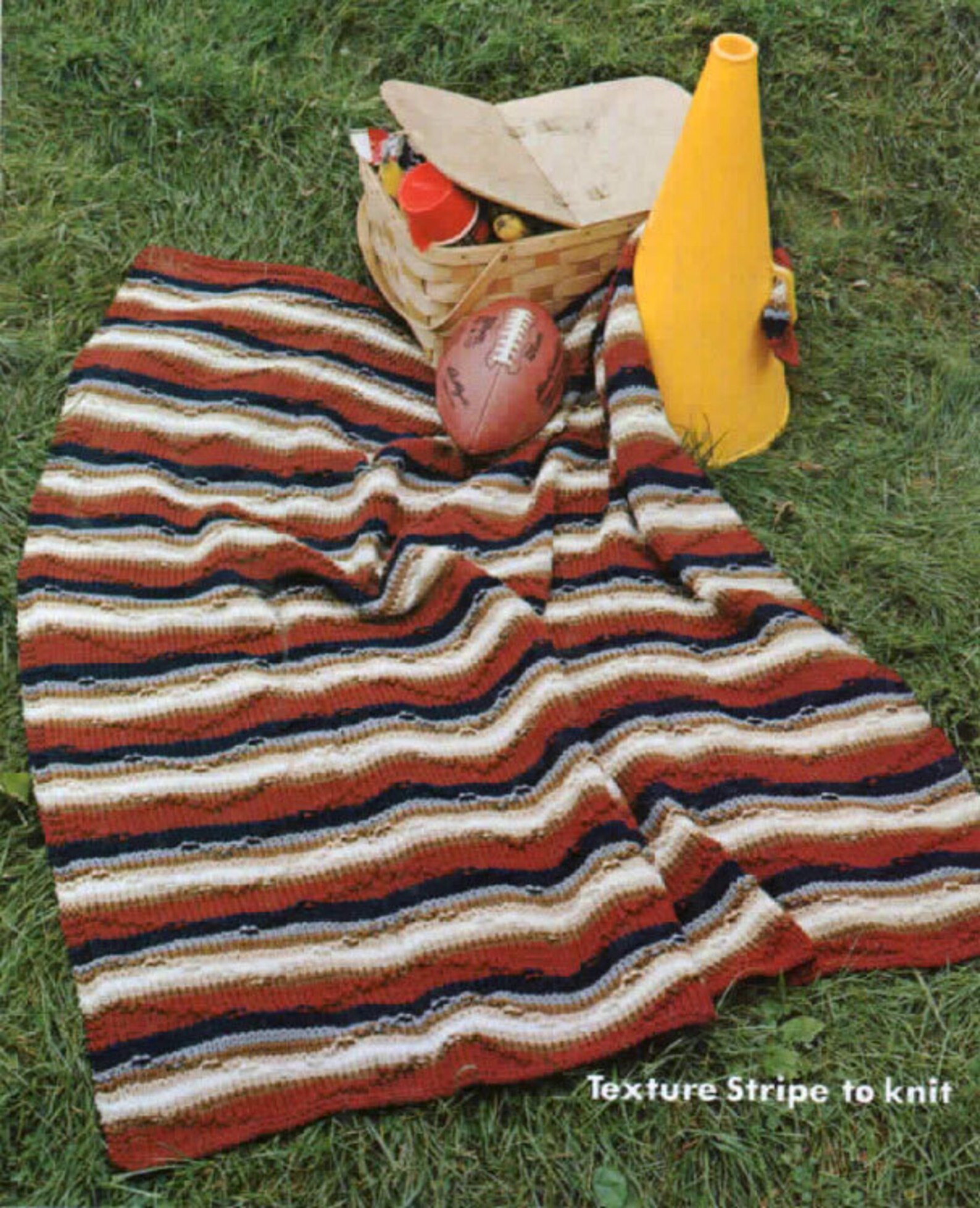 PDF Rainbow Ripple Baby Blanket Afghan Pattern Book Total 5 Patterns for Crochet and Knit