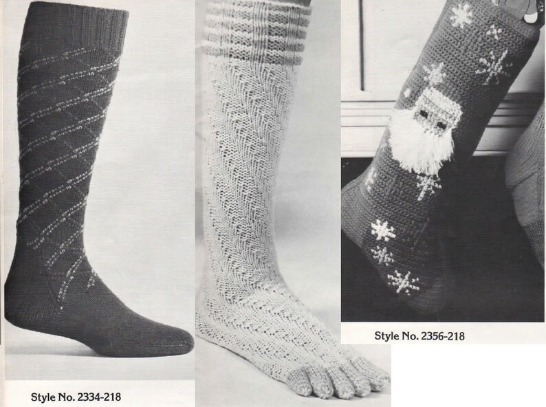 PDF Pom Pom Tennis Sock Pattern 17 Vintage Knitting Patterns BOOK