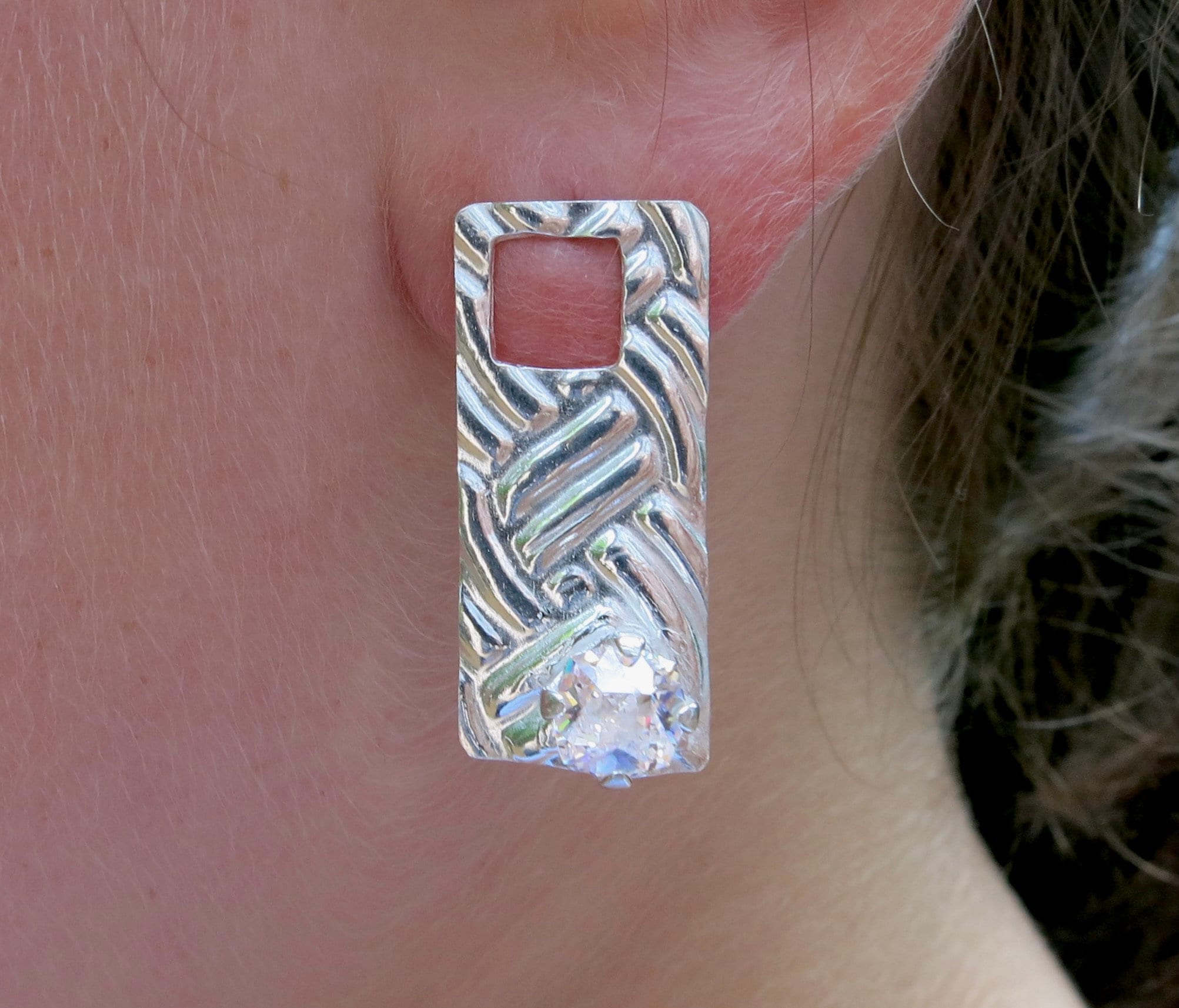 Strontium sales titanate earrings