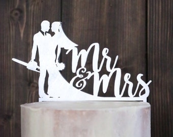 Chainsaw Cake Topper, Mr & Mrs Cake Topper, Logger Cake Topper, Lumberjack Cake Topper, Lumberjack Wedding Cake Top, Logger Wedding Caketop