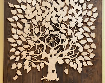 Large Wedding Guestbook Alternative, Wood Guestbook Alternative, Tree Guestbook, 3D Guestbook, Wedding Wood Guestbook, Wedding Tree