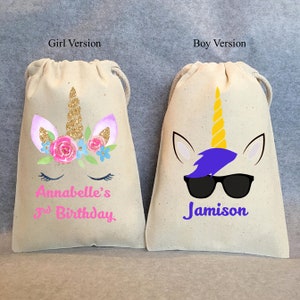 Unicorn Party, Unicorn Birthday, unicorn party favors, Unicorn bags, Unicorn favor bags, Unicorn party favor bags, 5&quot;x7&quot;, set of 10 bags