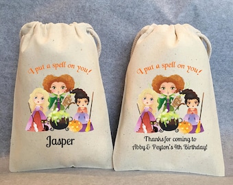 Hocus Pocus, Fiesta de Halloween, Suministros para fiestas de Hocus Pocus, Bolsas de favor de fiesta de Hocus Pocus- 5 "x7", juego de 30 bolsas