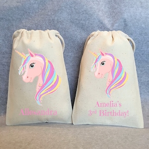 10- Unicorn Party, Unicorn Birthday, unicorn party favors, Unicorn bags, Unicorn favor bags, Unicorn party favor bags, Unicorn bag, 4&quot;x6&quot;