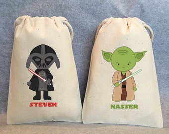 Star Wars Birthday Party Supplies, Star Birthday Party Favor Bags, Star Wars Party Favor bags, Star Wars, Set of 21 bags, 5"x7"