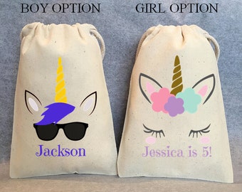 Unicorn Party, Unicorn Birthday, unicorn party favors, Unicorn bags, Unicorn party favor bags, Unicorn bag, 4"x6", set of 12 bags