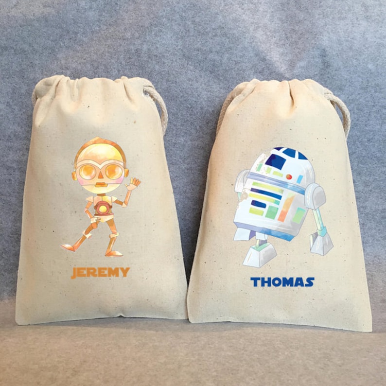 16 Star Wars Party Star Wars party Favor Bags,Star Wars favors 5x7