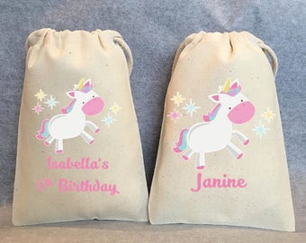 30- Unicorn Party, Unicorn Birthday, unicorn party favors, Unicorn bags, Unicorn favor bags, Unicorn party favor bags, Unicorn bag, 5"x7"