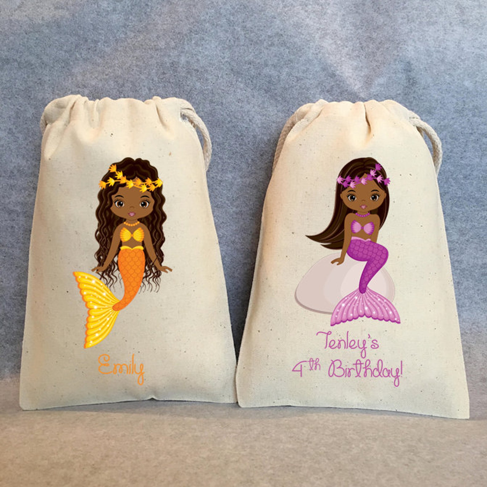 African American Mermaid Party Mermaid Birthday Mermaid Etsy