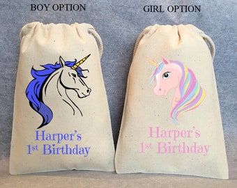 Unicorn Birthday Party Favor Bags, Unicorn Birthday Party Favors, Unicorn Party Supplies, Unicorn Birthday, set of 26 bags, 4"x6"