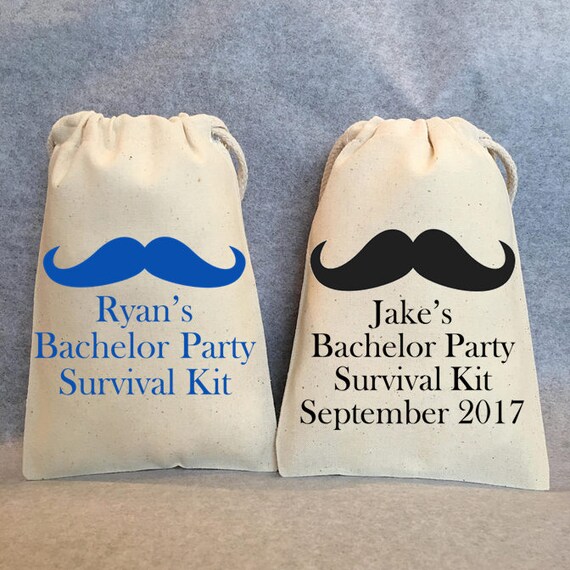 10 Personalized Bachelor party favor bags bachelor party Etsy