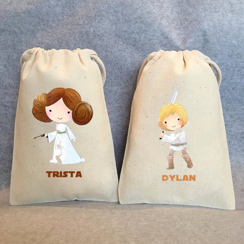 16 Star Wars Party Star Wars party Favor Bags,Star Wars favors 5x7