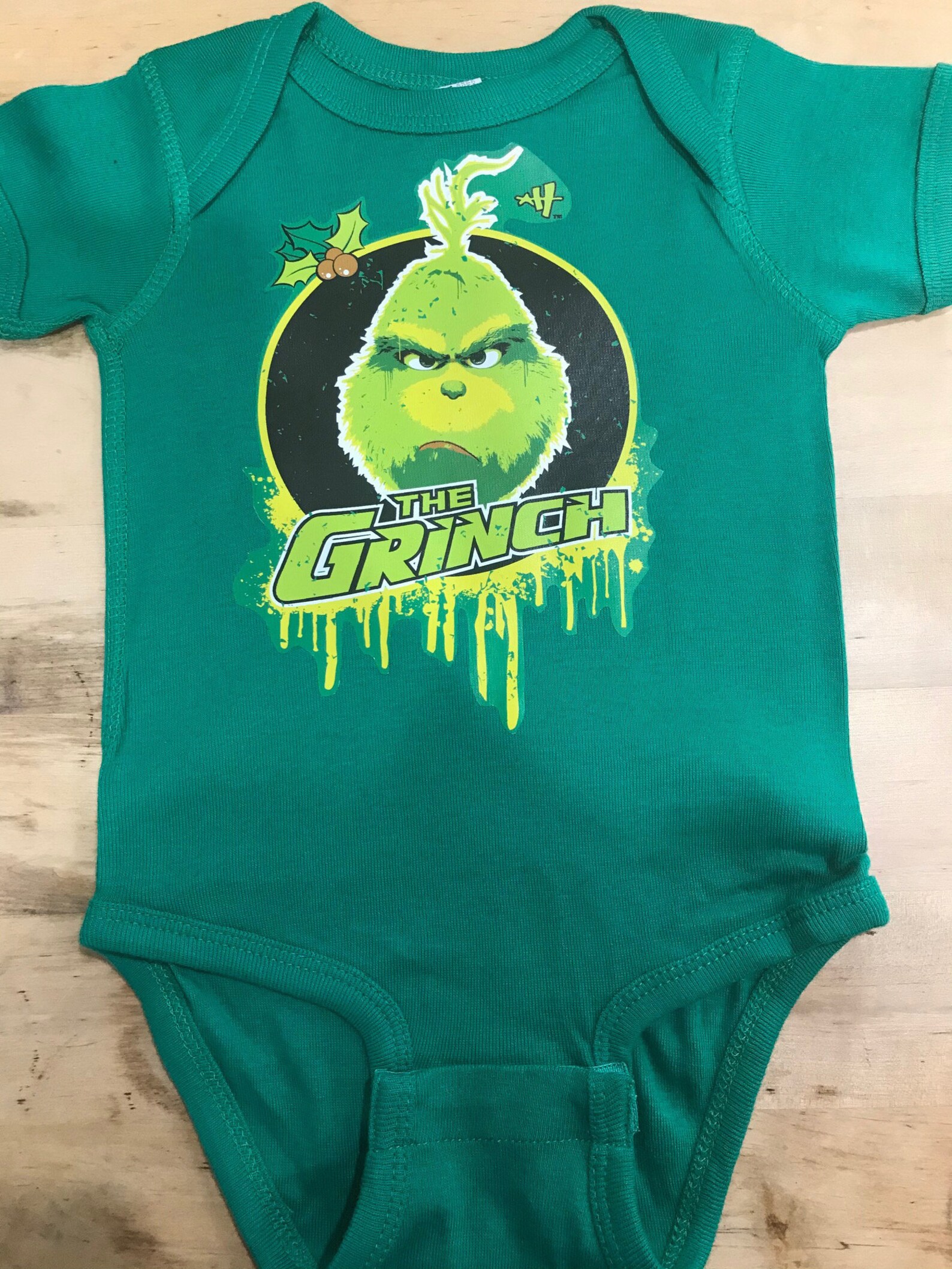 Baby The Grinch Onesie By Art History 101 Etsy