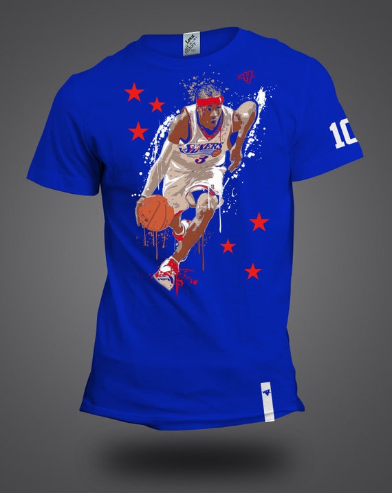 allen iverson hall of fame shirt