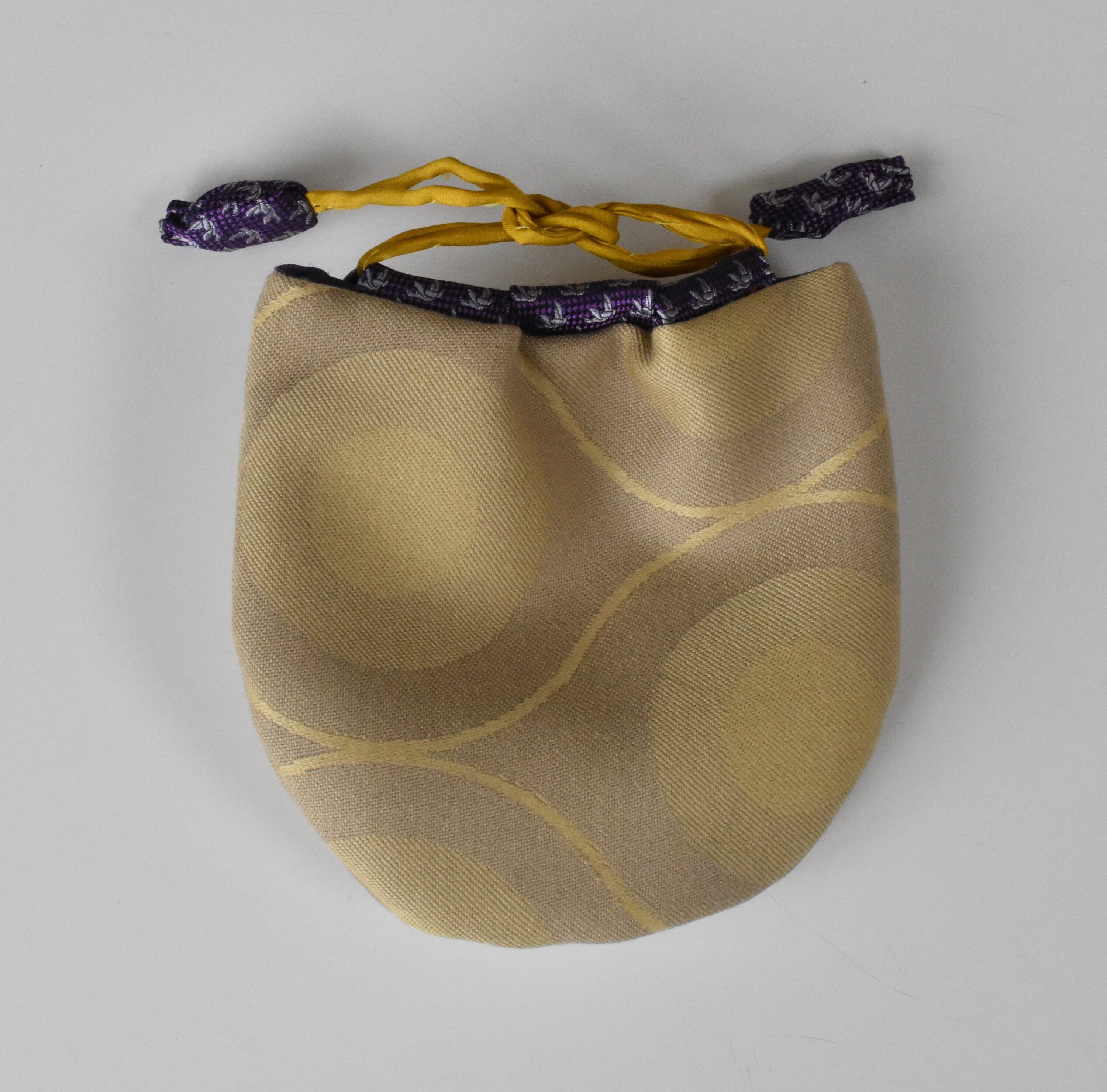 Japanese style drawstring keepsake pouch / jewellery pouch / Etsy