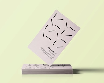 Binary Rhythm Business Cards // DIY Business Cards // Printable Business Cards // Instant Download // Word, Photoshop + Illustrator Files