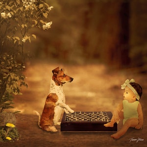 Checkmate, Custom Photoshop Composite, Digital Backdrop,  Photoshop Background, Personalized Artwork, Image Enhancement, unique