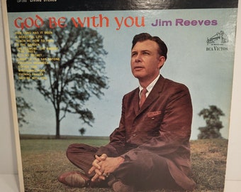 Jim Reeves God Be With You Vinyl LP Record Album 1959 Stereophonic RCA Victor