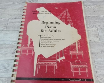 Beginning Piano for Adults GP 23 James W. Bastien Jane Bastien 1968 Classroom