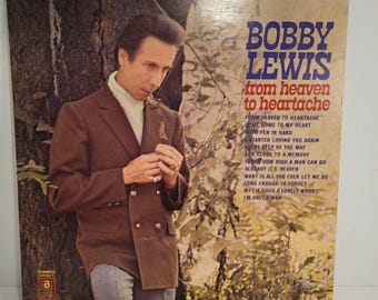 Bobby Lewis From Heaven to Heartache Vinyl LP Record Album 1968 Country UAS 6673