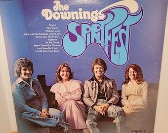 The Downings : Spiritfest Vinyl LP Record Album 1976 R3401 Country Gospel