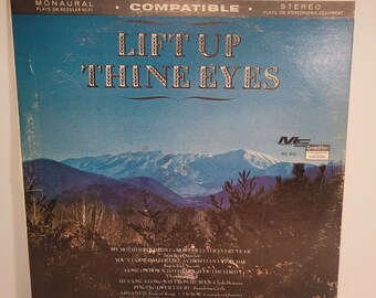 Lift Up Thine Eyes Vinyl LP Record Album 1960s Various Christian Gospel Artists