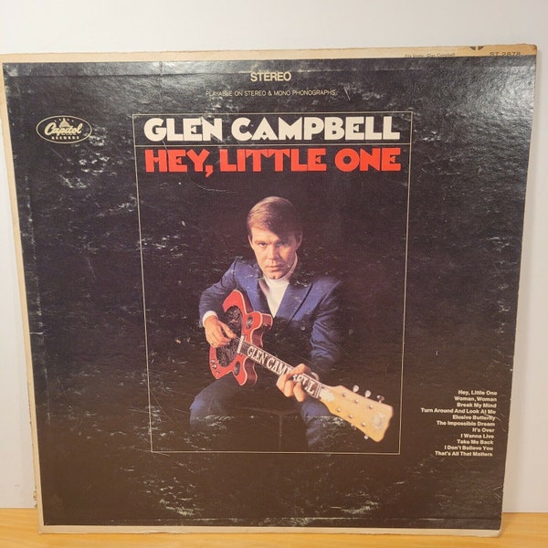 Glen Campbell : Hey, Little One Vinyl LP Record Album 1967 ST-2878