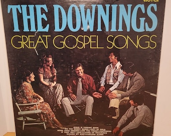 The Downings : Great Gospel Songs Vinyl LP Record Album 1972 R1229