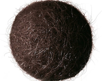 FELT BALL #41 brown; sizes: 1cm, 1,5cm; 2cm, 3cm, 3,5cm, 4cm, 5cm ....