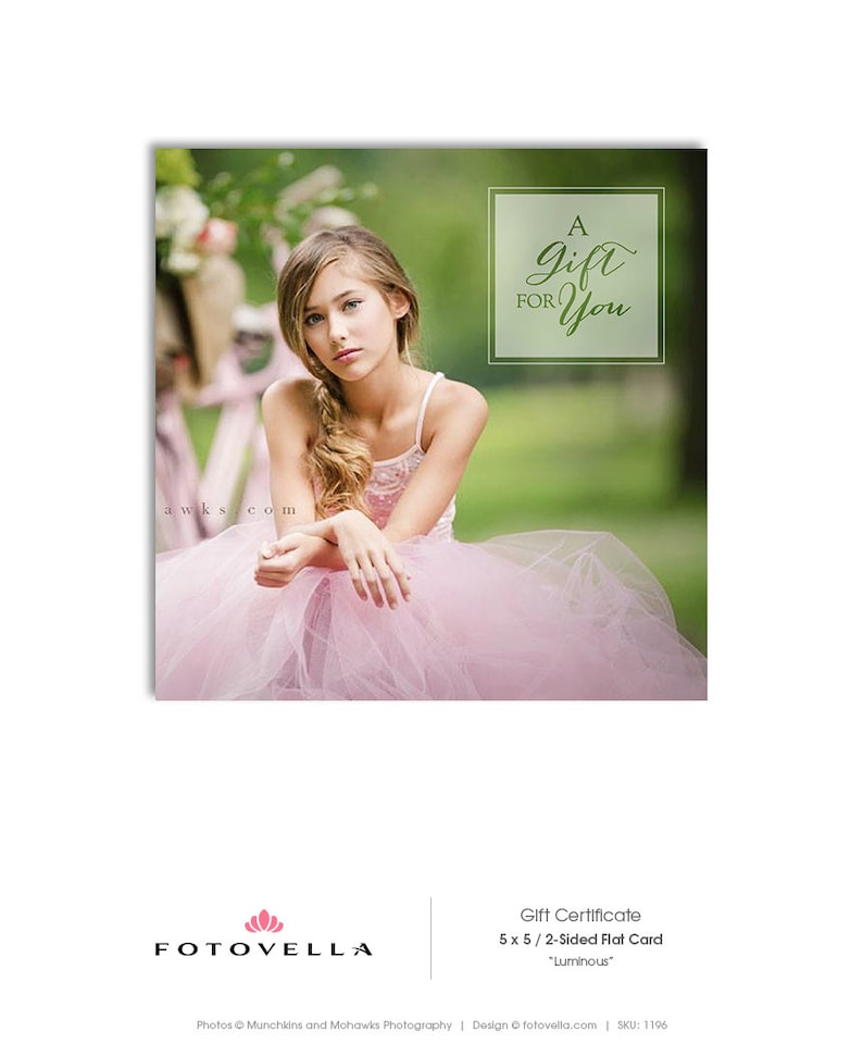 Gift Certificate Template Photoshop
