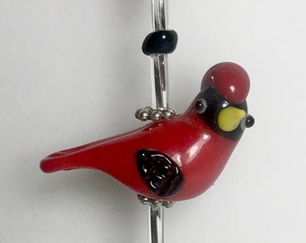 Little Red Bird Crystal Sun Catcher