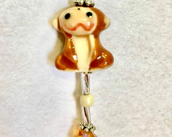 Monkey Crystal Sun Catcher