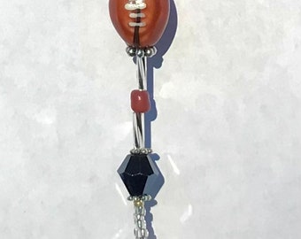Football Crystal Sun Catcher