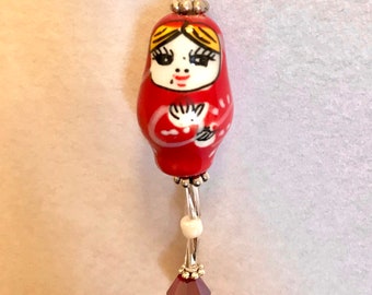 Matryoshka Crystal Sun Catcher